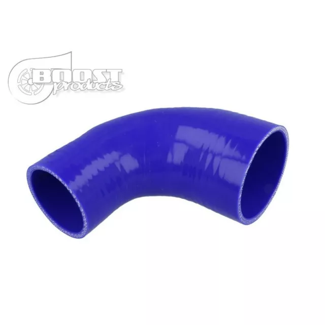 curva manicotto riduzione intercooler hose silicone 90° 51 - 57 mm 4 strati blu