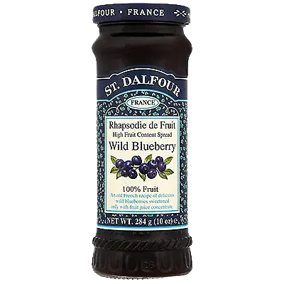 St Dalfour Blueberry Fruit Spread 284g-2 Pack