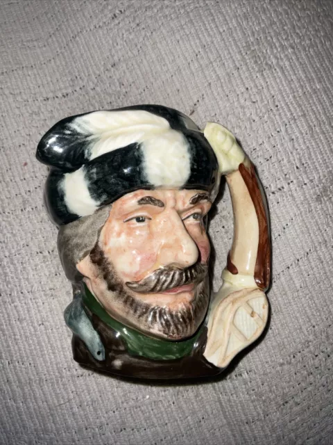 Royal Doulton Small Character Toby Jug The Trapper D6612