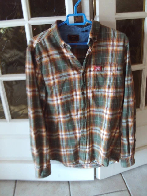 Chemise Carreaux Unisexe Manches Longues - Style Bûcheron Décontracté - En Polyester - Neuf Avec étiquettes