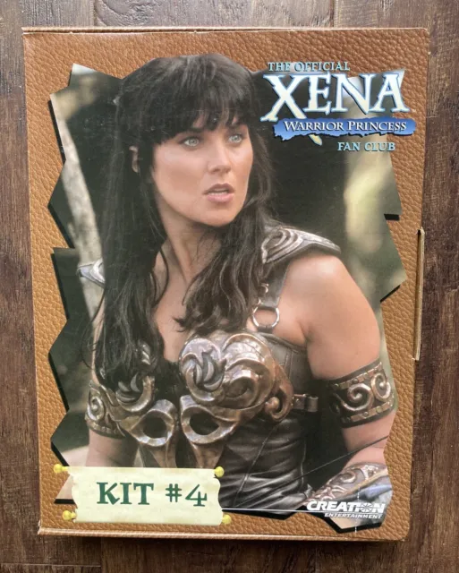 Xena Warrior Princess Fan Club Kit #4 -Official photos, VHS, Certificate, Poster