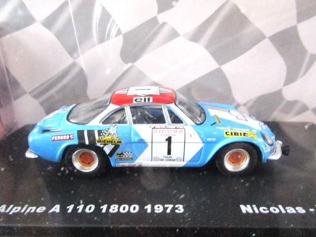 1/43 Alpine Renault A110 Doria Rally de France Tour De Corse 1969 #55 Manzagol | UK