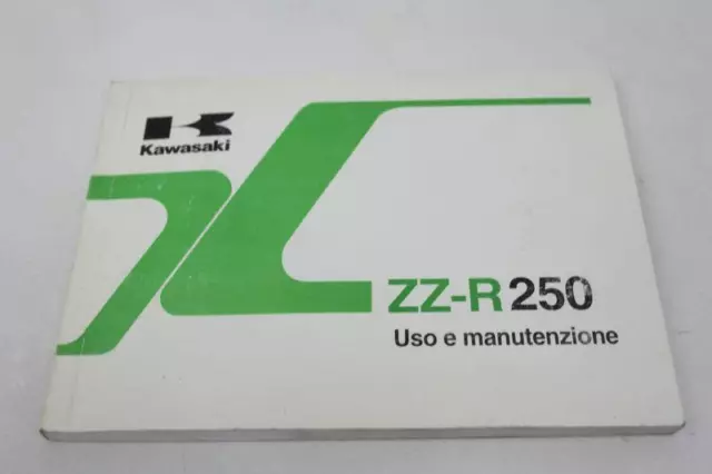 Libretto Uso E Manutenzione Kawasaki Zzr 250 Owner Manual Manuel Du Proprietaire