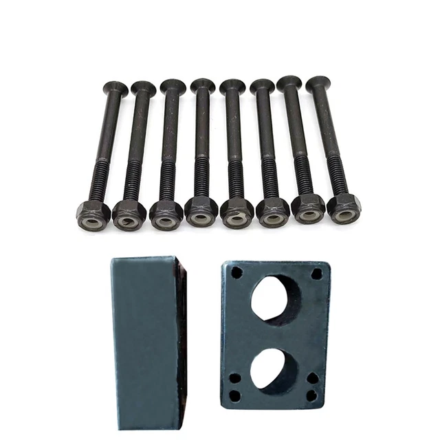 Skateboard Parties Tampons Élévateurs 10 Pièces / Set 53mm Boulons Accessoires