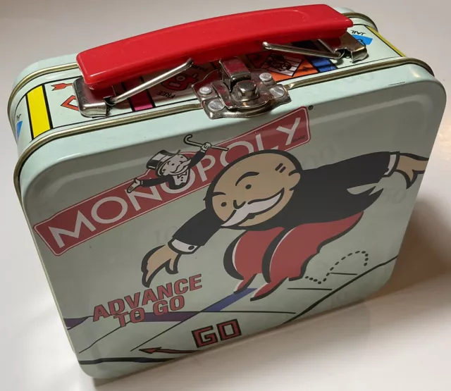 2000 Monopoly Collectors mini lunchbox tin - Great Shape Make An Offer! 3