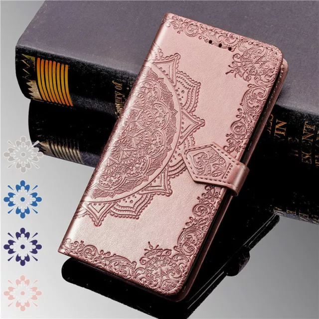 Leather Phone Case Card Holder Wallet Flip Cover For iPhone 15 14 13 12 11 XR 7