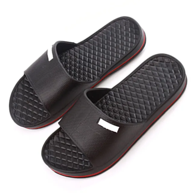 1 Pair Men Slipper Sport Slide Sandals Flip Flop Shower Shoes Slippers House Gym 2