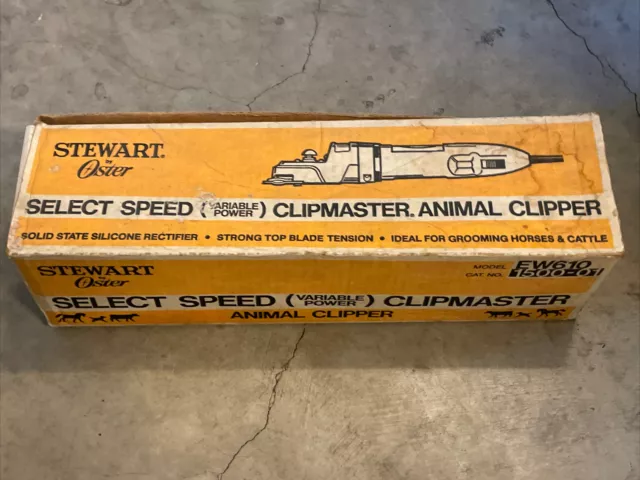 Stewart Oster Clipmaster Model 510A Livestock Animal Clipper Shears Horses Sheep
