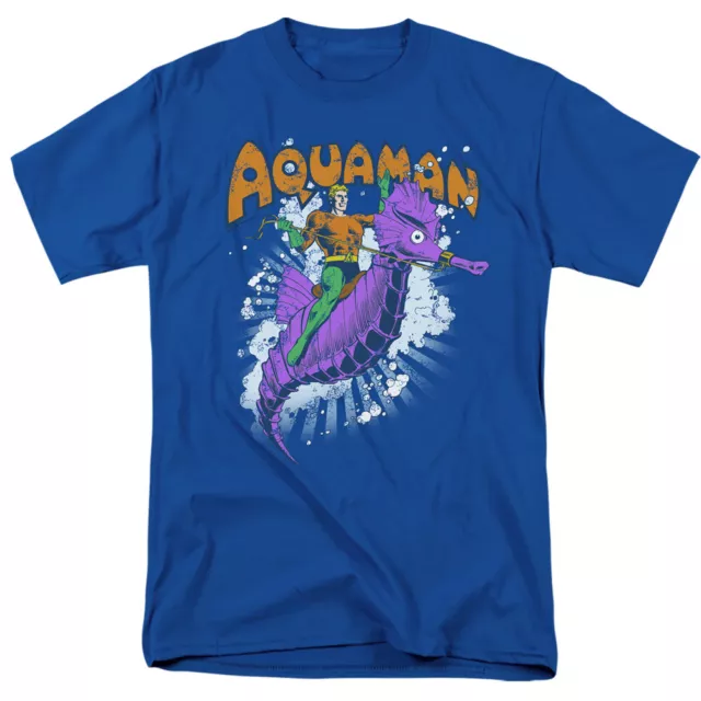 Aquaman Ride Free DC Comics Licensed Adult T-Shirt