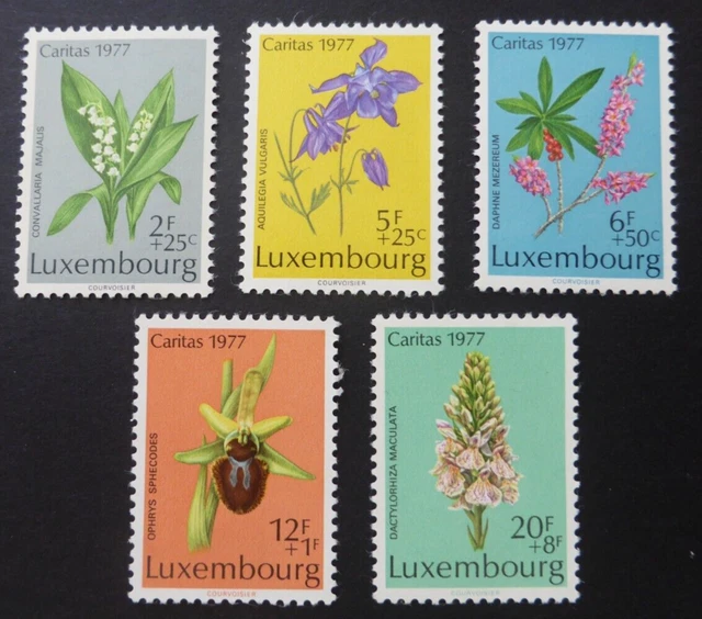 Luxembourg 1977 Protected Plants (MNH) National Welfare Fund
