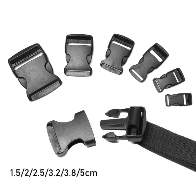 Side Release Buckles Curved Buckle Paracord Bracelet Lock Backpack Belt Parts