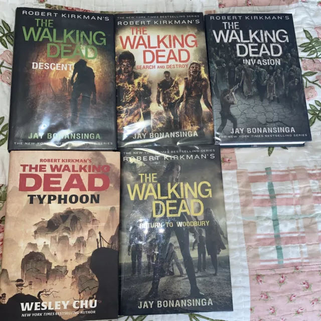 THE WALKING DEAD - Lot of 5- Set HC Novels Books Robert Kirkman Jay Bonansinga