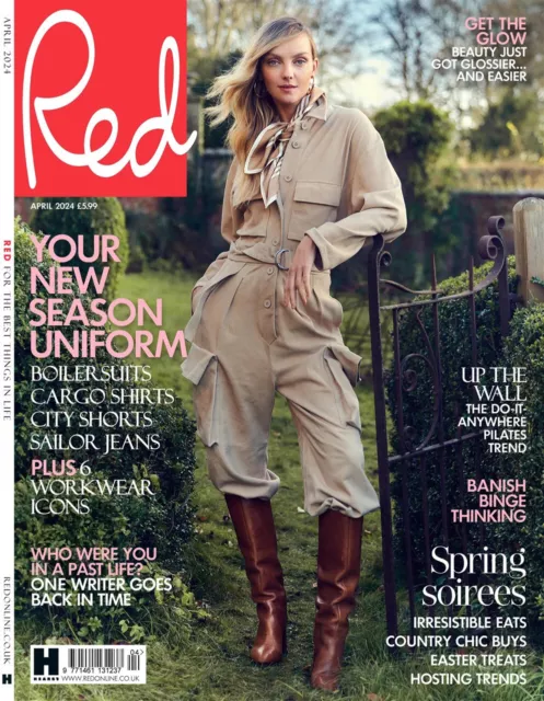 Red Magazine Full Size Issue April 2024  ~ New ~