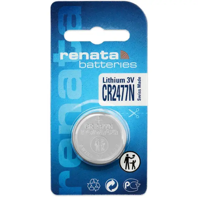 Pile bouton CR 2477N lithium Renata 950 mAh 3 V 1 pc(s)