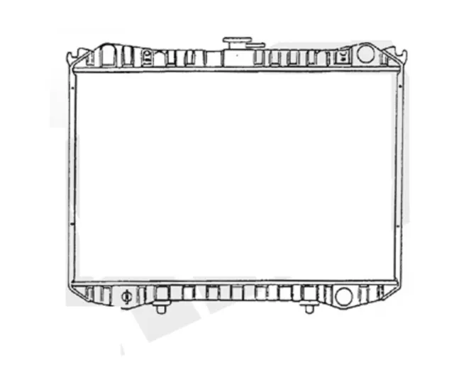 Radiatore Motore PER NISSAN TERRANO 1987 AL 1993 E KING CAB BENZINA 1.6 2.0 2.4