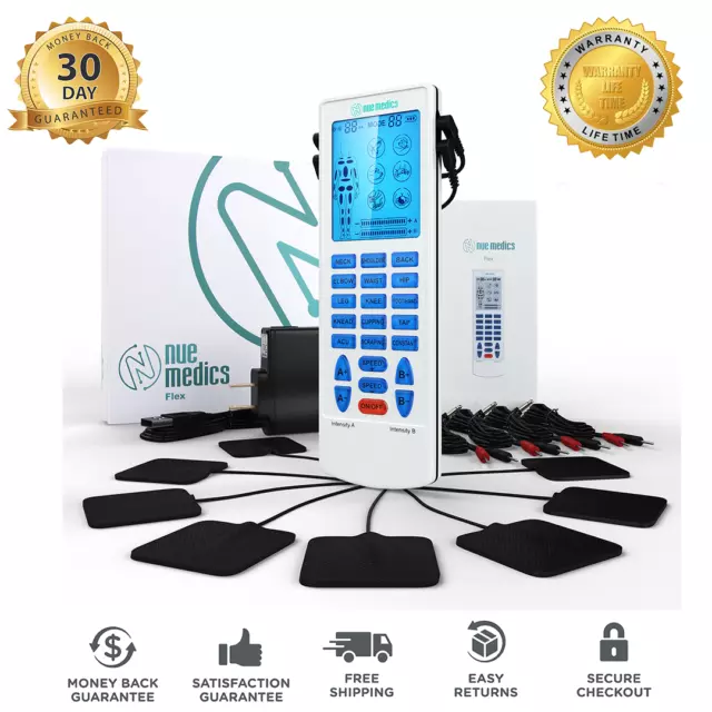Estimulador Muscular Tens Unit Electro Pulso Masajeador Cuerpo Completo (CAJA ABIERTA)