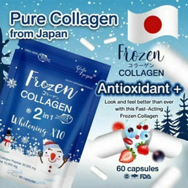 Frozen Collagen Whitening x10 Younger Effective Brightening Skin Reduce Acne