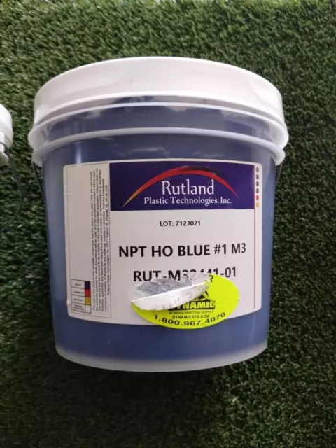 Rutland NPT HO Blue # 1 M3 Rut-M32441-1 Ink Lot Of 3 Different Colors