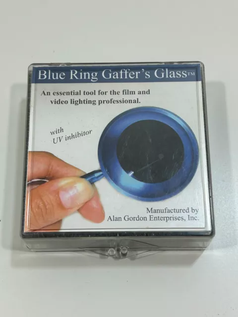 Alan Gordon Enterprises Blue Ring Gaffer's Glass  MFR #1056-GAFFBLUERI