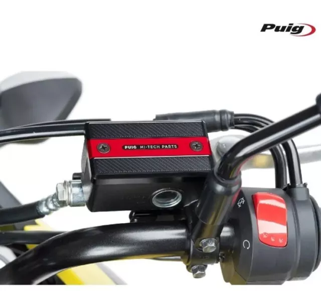 Puig 9270R Cache Maître-Cylindre De Liquide De Frein Pour Moto Suzuki Sv650