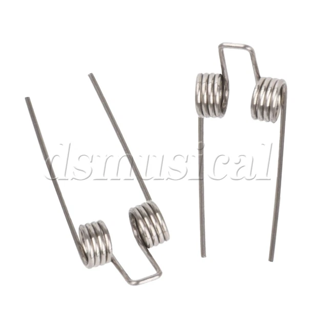 50Pieces Metal Waterkey Spit Valve Springs Silver for Alto Trombone Repairing