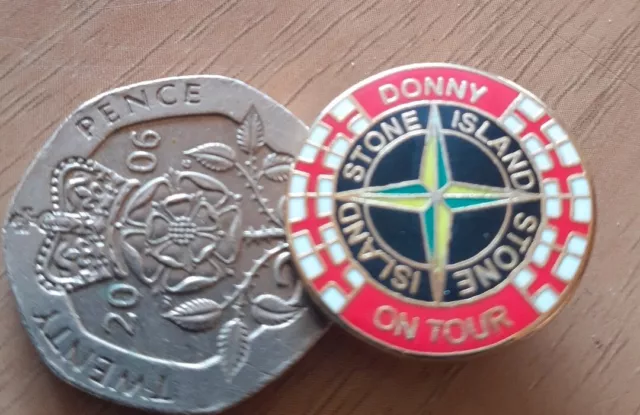 Doncaster Rovers Donny On Tour HOOLIGAN Badge