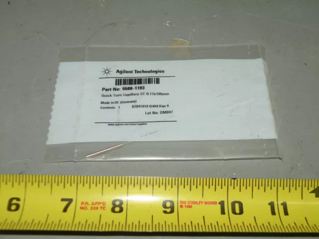 Agilent InfinityLab Quick Turn capillary stainless steel 0.17 x 105 mm 5500-1193