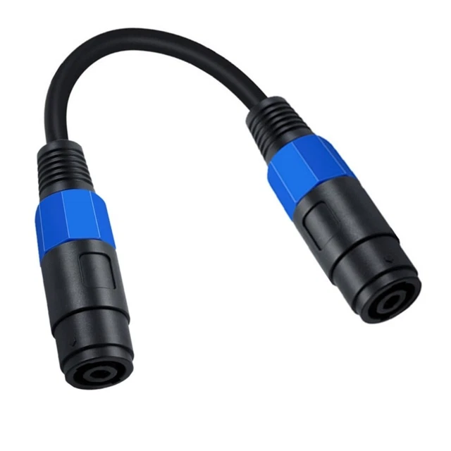 Speakon Female to Speakon Female Adapter Extension Cable 18 AWG Cable