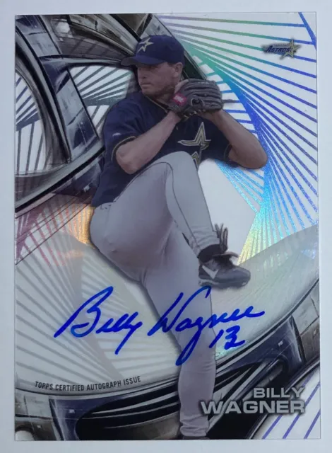 2016 Topps High Tek Astros Billy Wagner Autograph Card