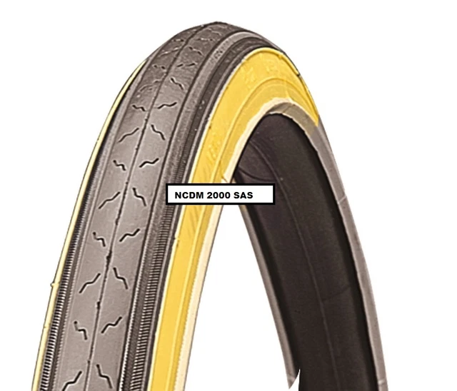 Par Pneu E Câmara Bike Aro 20x1.95 Slick Faixa Branca Kenda  Jm