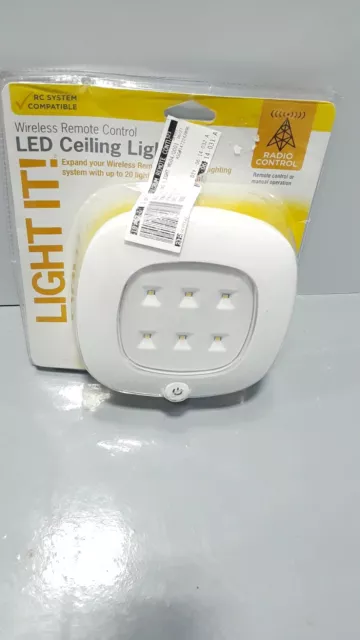 Fulcrum Wireless Remote Control Led Ceiling Light White