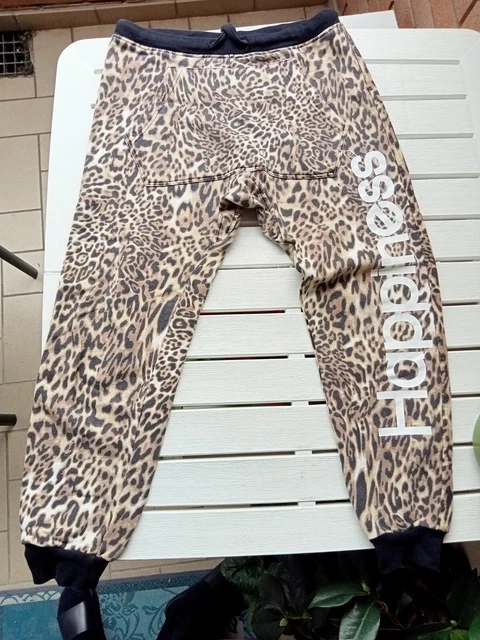 Pantaloni tuta happiness clearance leopardati