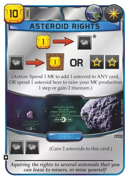 7 x Terraforming Mars Board Game Promo Cards Set spares or