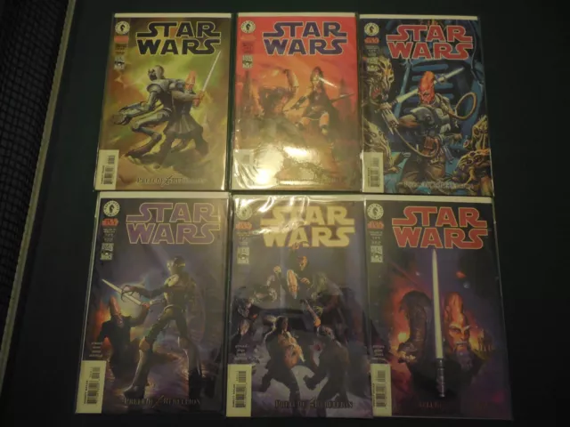 Lot of 6 STAR WARS: Prelude to Rebellion (1998) Dark Horse Comics Books #1-6