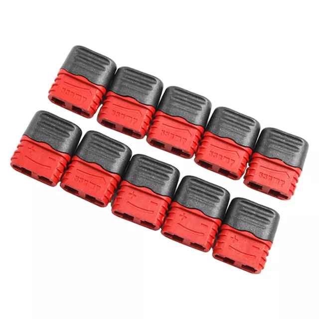 Amass 10 Pairs T Plug Connectors Dean Style with Protection Cover for RC Battery