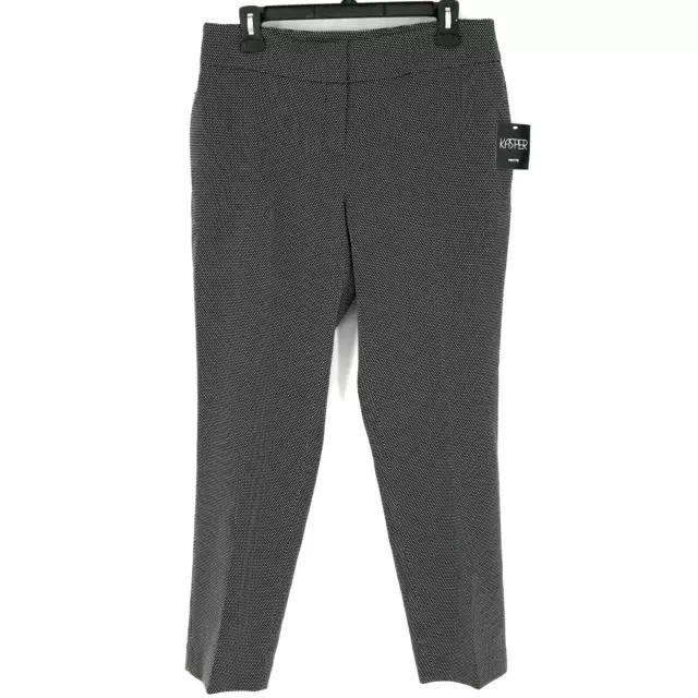 KASPER DRESS PANTS Micro Dot Size 8P Petite New Black White Straight Leg  Nwt $29.98 - PicClick