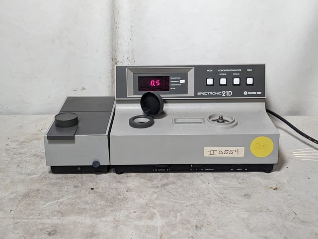 Milton Roy 332278 Spectronic 21D spectrophotometer, digital, 115VAC, 50/60Hz, 0.