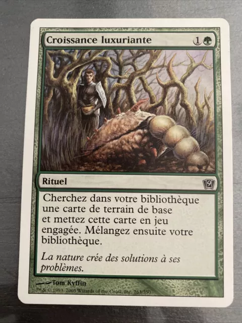 carte magic the gathering 1993-2003 CROISSANCE DEMESUREE