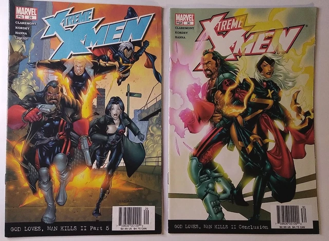 X-Treme X-Men #29+30, 2003 Marvel Comics:(Nm-) God Loves,Man Kills 2 Pt. 5 +6