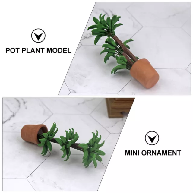 Miniaturen Puppenhaus Topfbaum Dollhouse Plant Ornaments Flower Pots Modell 3
