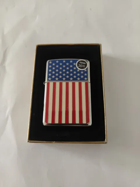 Zippo Lighter American Flag Stars And Stripes