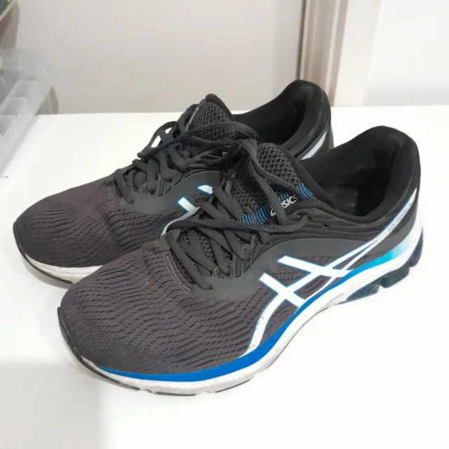 Asics Gel-Pulse 2 Mens  Black  Blue Running Trainers Shoes UK Size 7.5