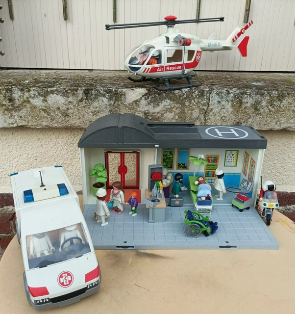 PLAYMOBIL 3254 - Ambulance Avec Accessoires - Complet, Boîte Défraîchie - Vintage