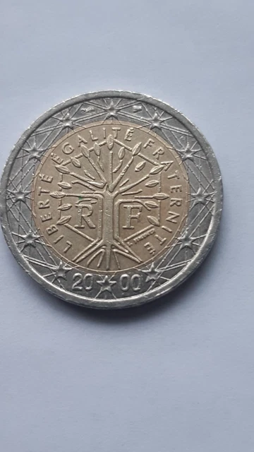 2 EURO liberte egalite fraternite, 2000, Fehlprägung EUR 225,00