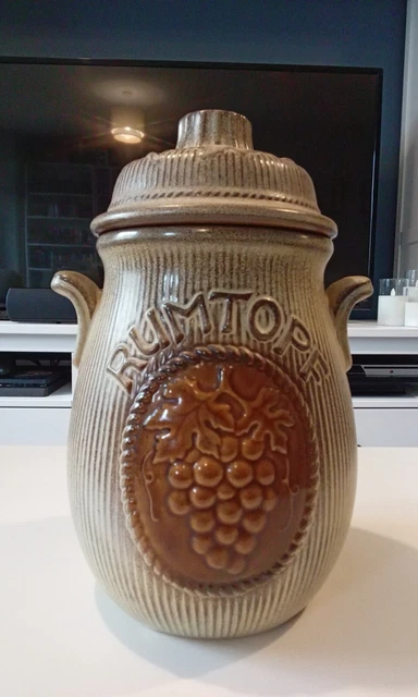 Vintage Rumtopf Jar Preserve/Fermenting/Utensils. Farmhouse kitchen Decor