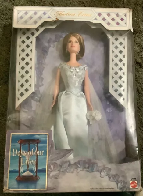 Mattel Days of Our Lives Marlena Evans Bridal Barbie Doll - 24193 unopened box