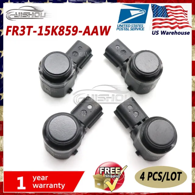 FR3T-15K859-AAW 4PCS PDC Parking Sensor For Lincoln Ford Edge Mustang Expedition