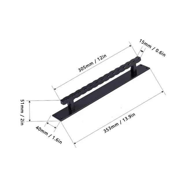 Barn Door Handle Heavy Duty Carbon Steel Garage Pull Handle For Gate Shed Cab US