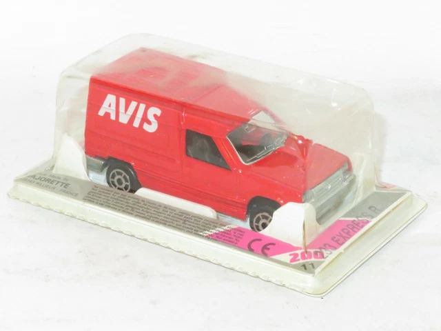 1/53  #233  Renault Express / Extra Van  Avis Rental - Majorette 200 Series