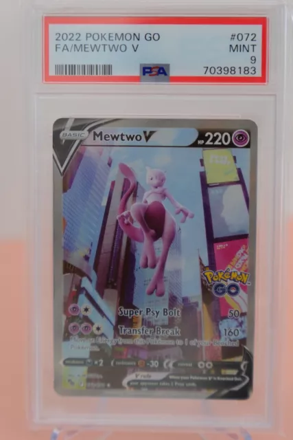 PSA 10 Mewtwo V Pokémon Go Alternate Alt (Alt Art)